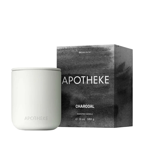 APOTHEKE Charcoal 2 Wick Candle - 80hr