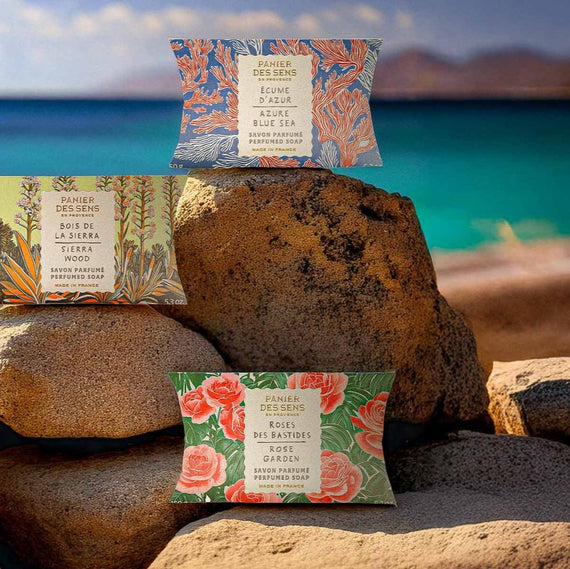 Panier des Sens Azure Blue Sea Wrapped Soap
