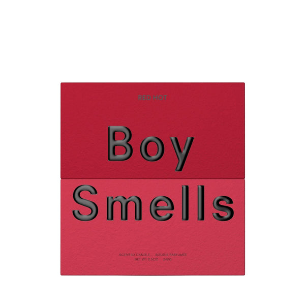 Boy Smells Red Hot Standard Candle