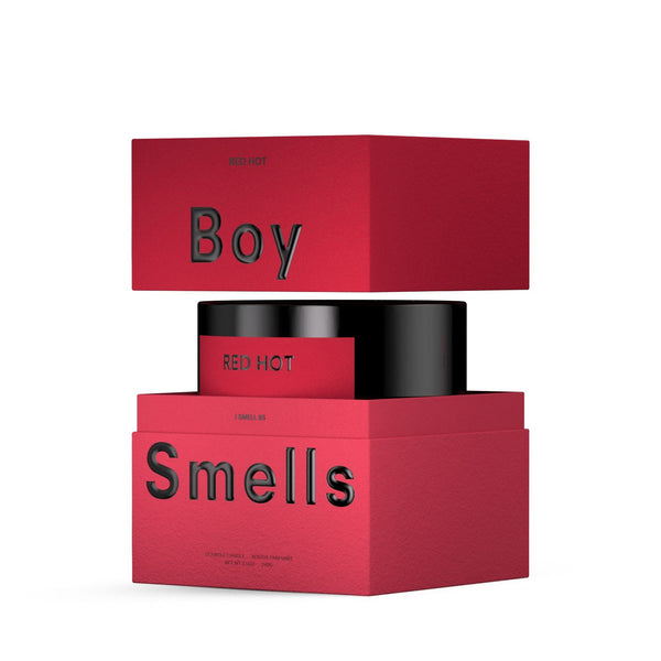 Boy Smells Red Hot Standard Candle