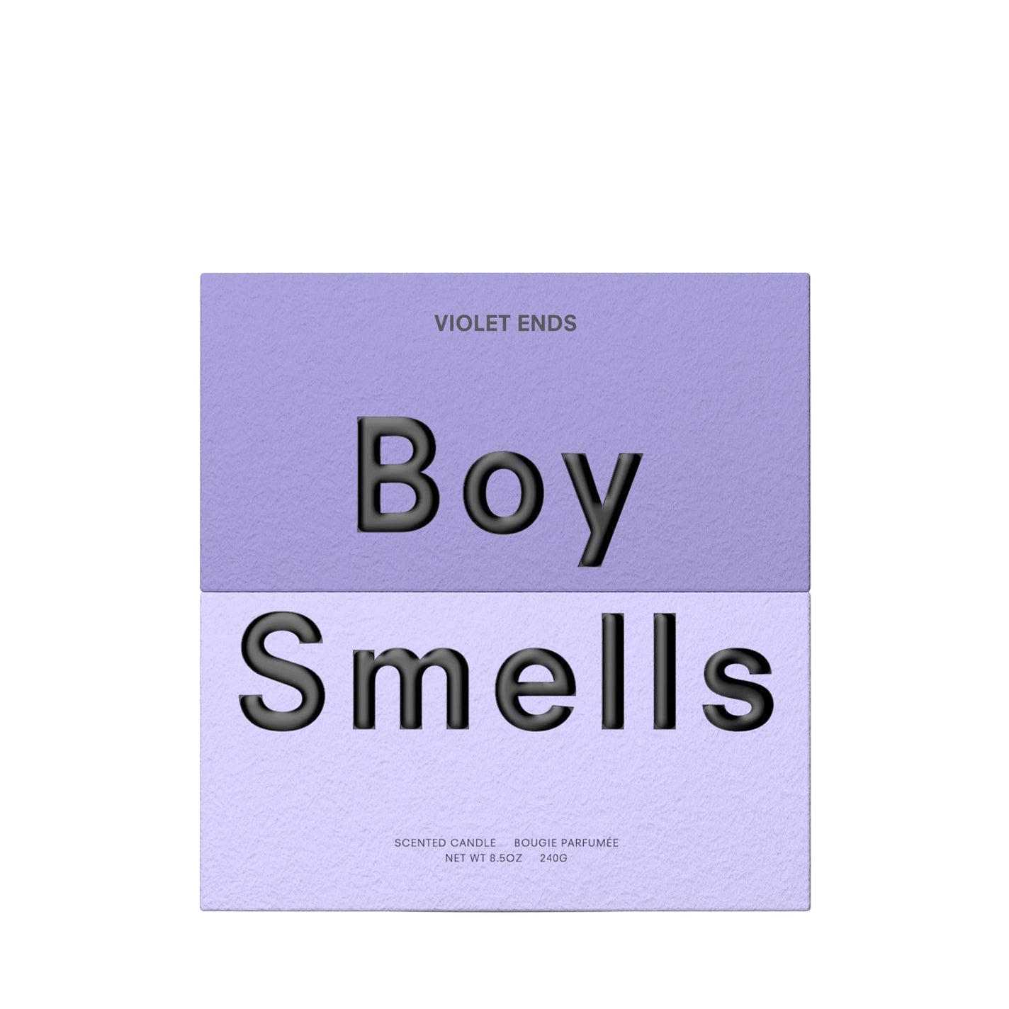 Boy Smells Violet Ends Standard Candle
