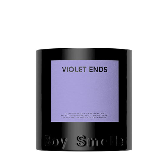 Boy Smells Violet Ends Standard Candle