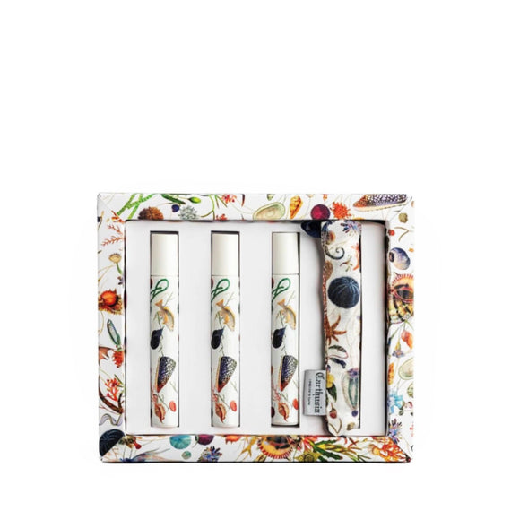 CARTHUSIA A'mmare Roll-On Trio + Pouch (Value $165)