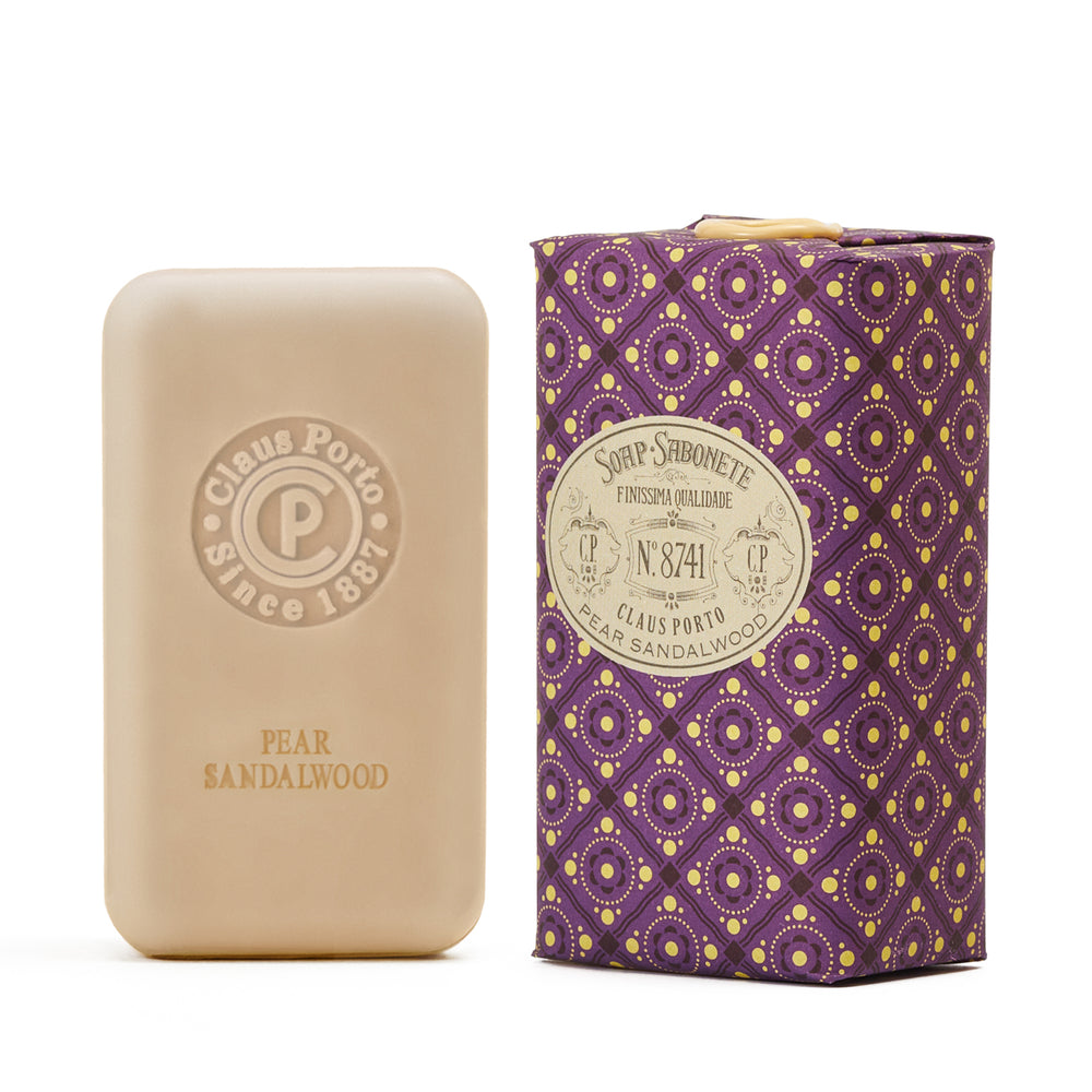Claus Porto 8741 Pear Sandalwood Wax Sealed Soap - 150g