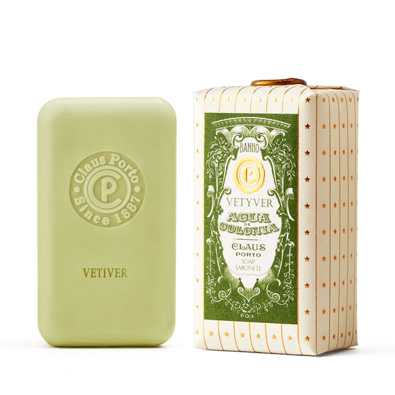 Claus Porto Agua Colonia Vetyver Wax Sealed Soap - 150g