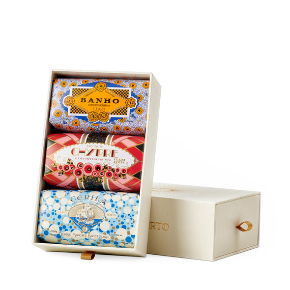 Claus Porto Deco 3 x 150g Soap Gift Box