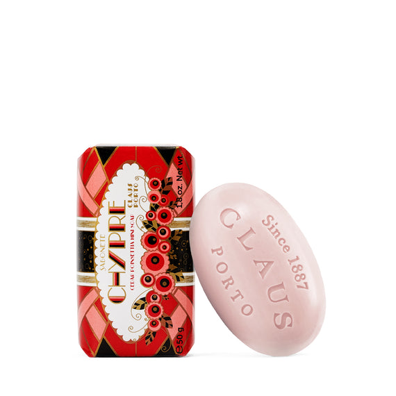 Claus Porto Deco Chypre Cedar Poinsettia Mini Soap - 50g