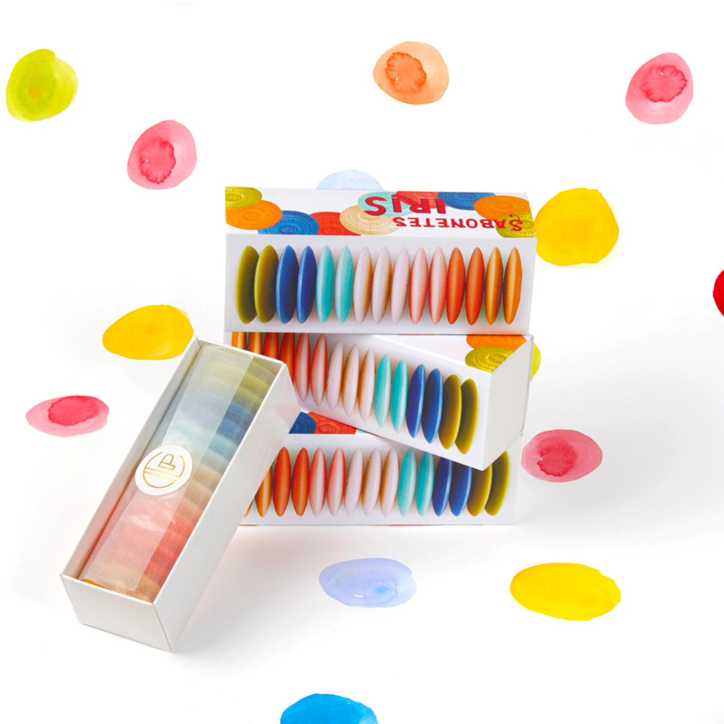 Claus Porto Iris Guest Soap Box 15 x 10g