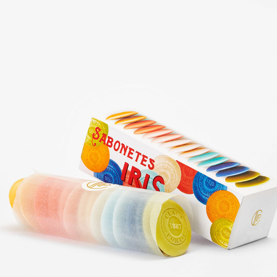 Claus Porto Iris Guest Soap Box 15 x 10g