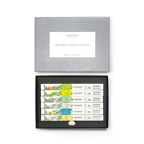 Esteban Japanese Garden Incense Set with Round Holder