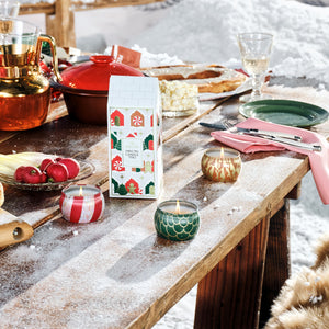 Festive Tin Trio - 3 x Decorative Candles