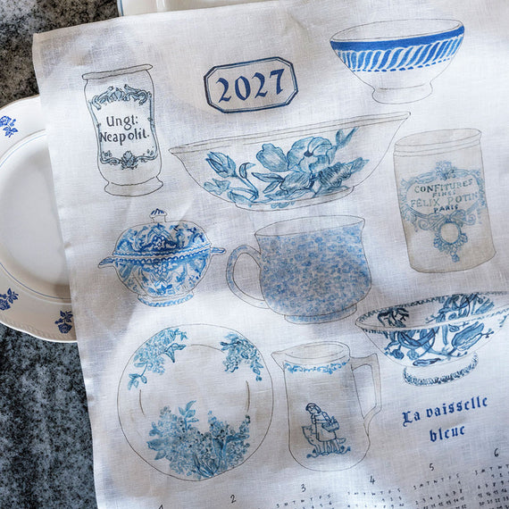 Fog Linen Work 2027 Linen Calendar La Vaisselle Bleue