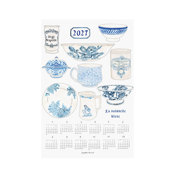 Fog Linen Work 2027 Linen Calendar La Vaisselle Bleue