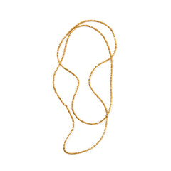 Fog Linen Work Brass Beads Necklace (L)