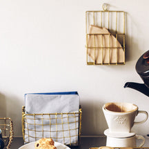 Fog Linen Work Brass Coffee Filter Holder