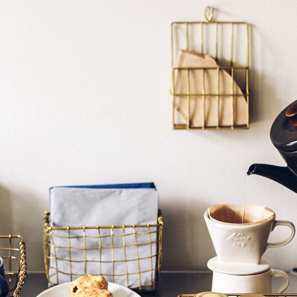 Fog Linen Work Brass Coffee Filter Holder
