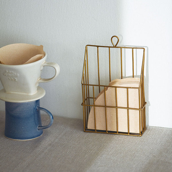 Fog Linen Work Brass Coffee Filter Holder