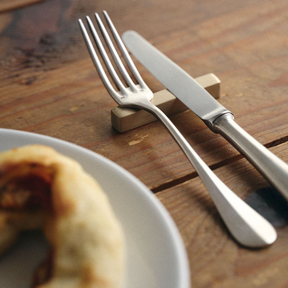 Fog Linen Work Brass Cutlery / Chopstick Rest - Square