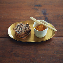 Fog Linen Work Brass Oval Tray (S)