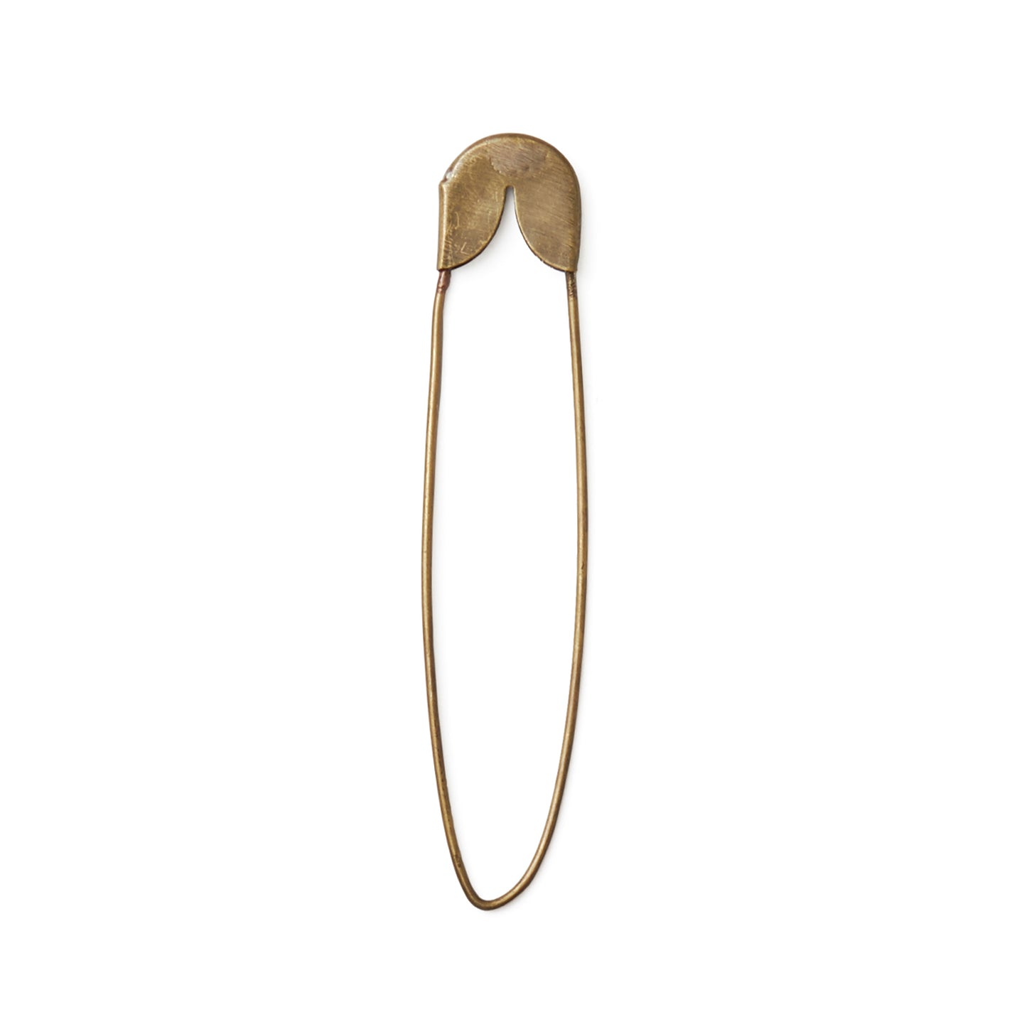 Fog Linen Work Brass Safety Pin (M)