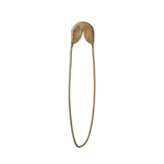 Fog Linen Work Brass Safety Pin (M)