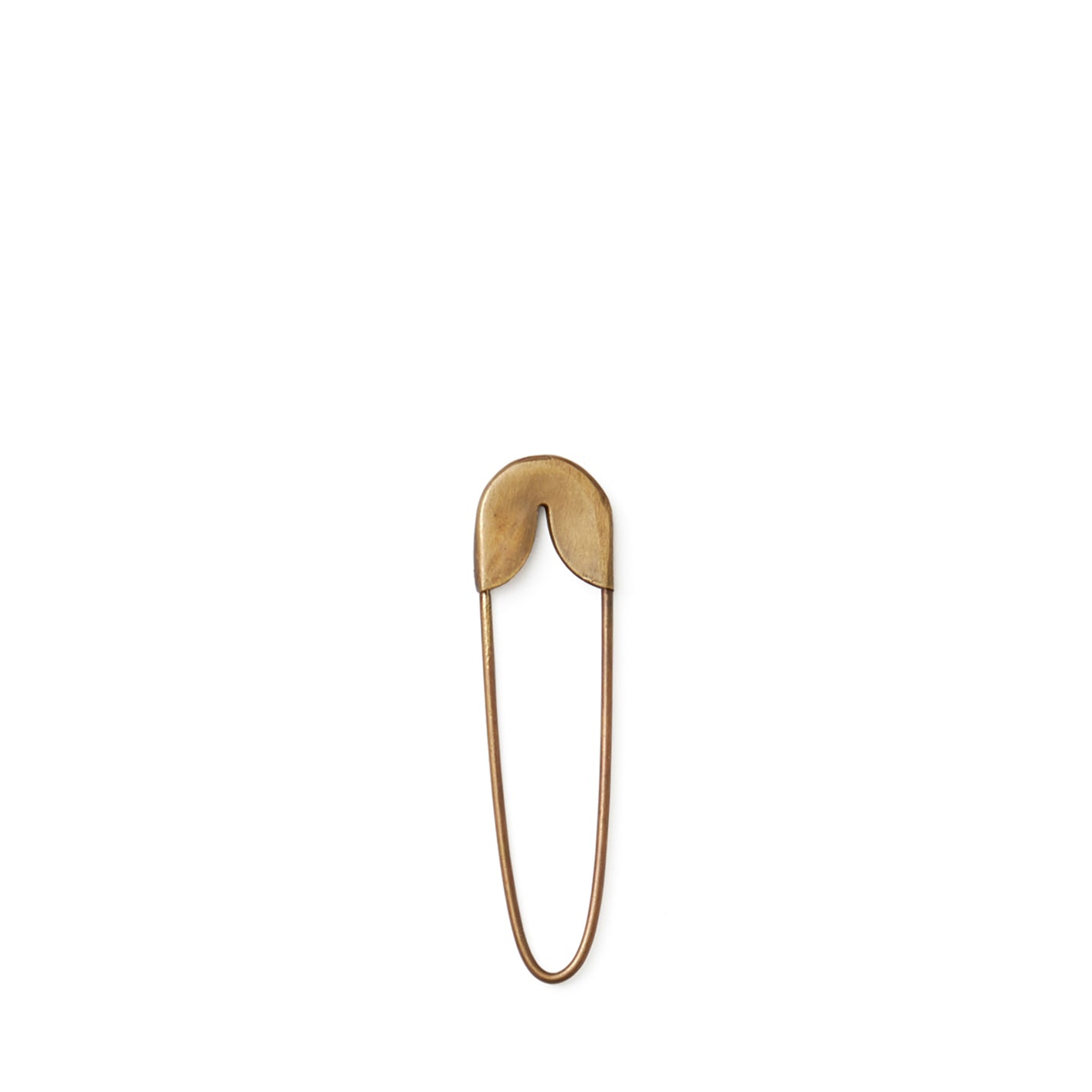 Fog Linen Work Brass Safety Pin (S)