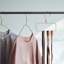 Fog Linen Work Brass Shirt Hanger