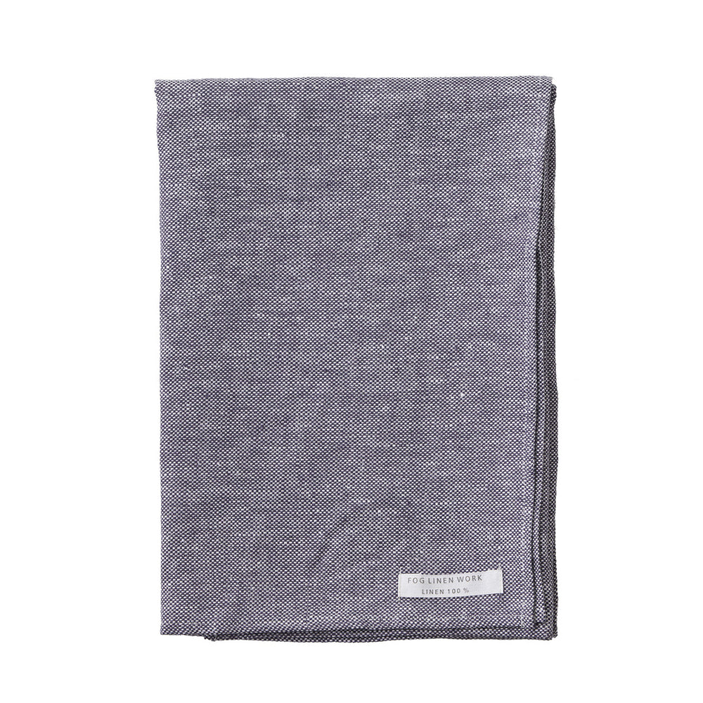 Fog Linen Work Chambray Bath Towel: Grey