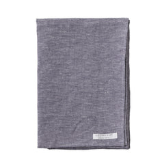 Fog Linen Work Chambray Bath Towel: Grey