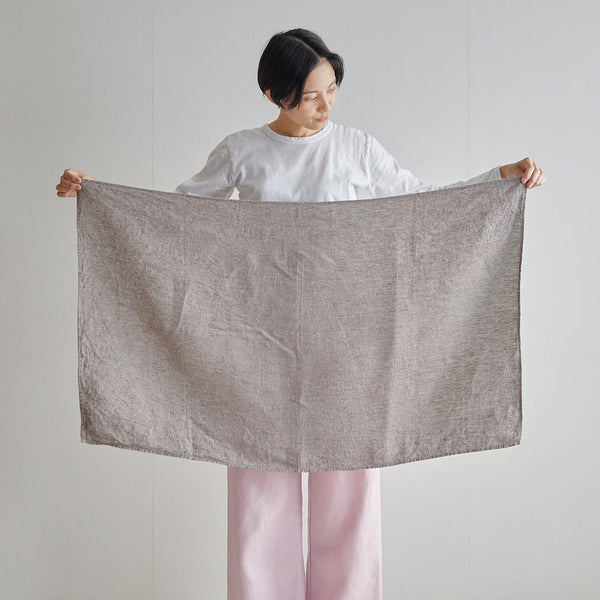 Fog Linen Work Chambray Bath Towel: Natural