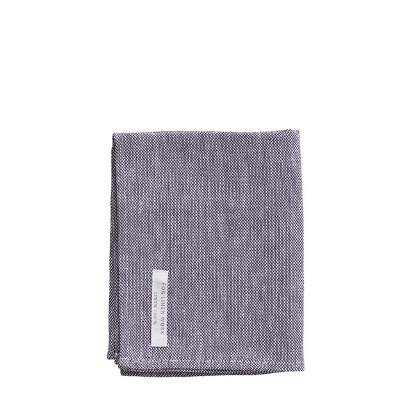 Fog Linen Work Chambray Hand Towel: Grey