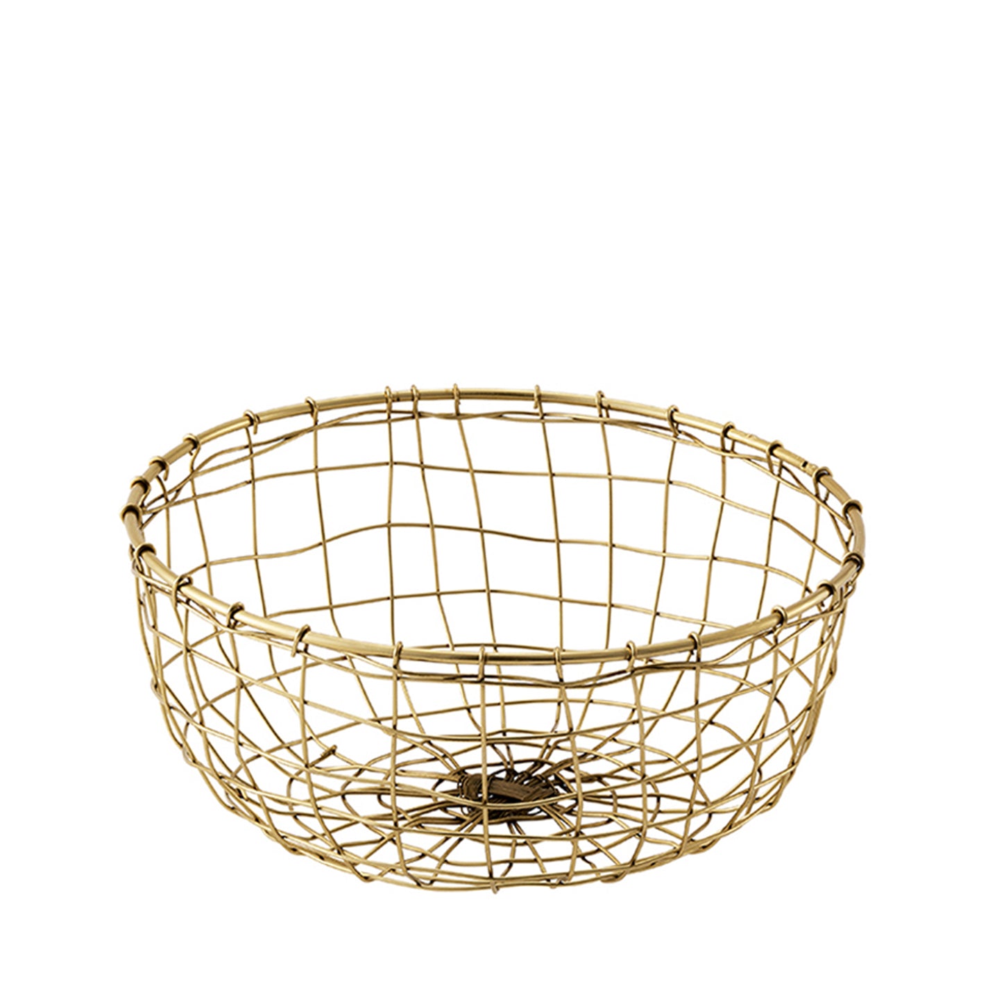 Fog Linen Work Gold Wire Fruit Basket (M)