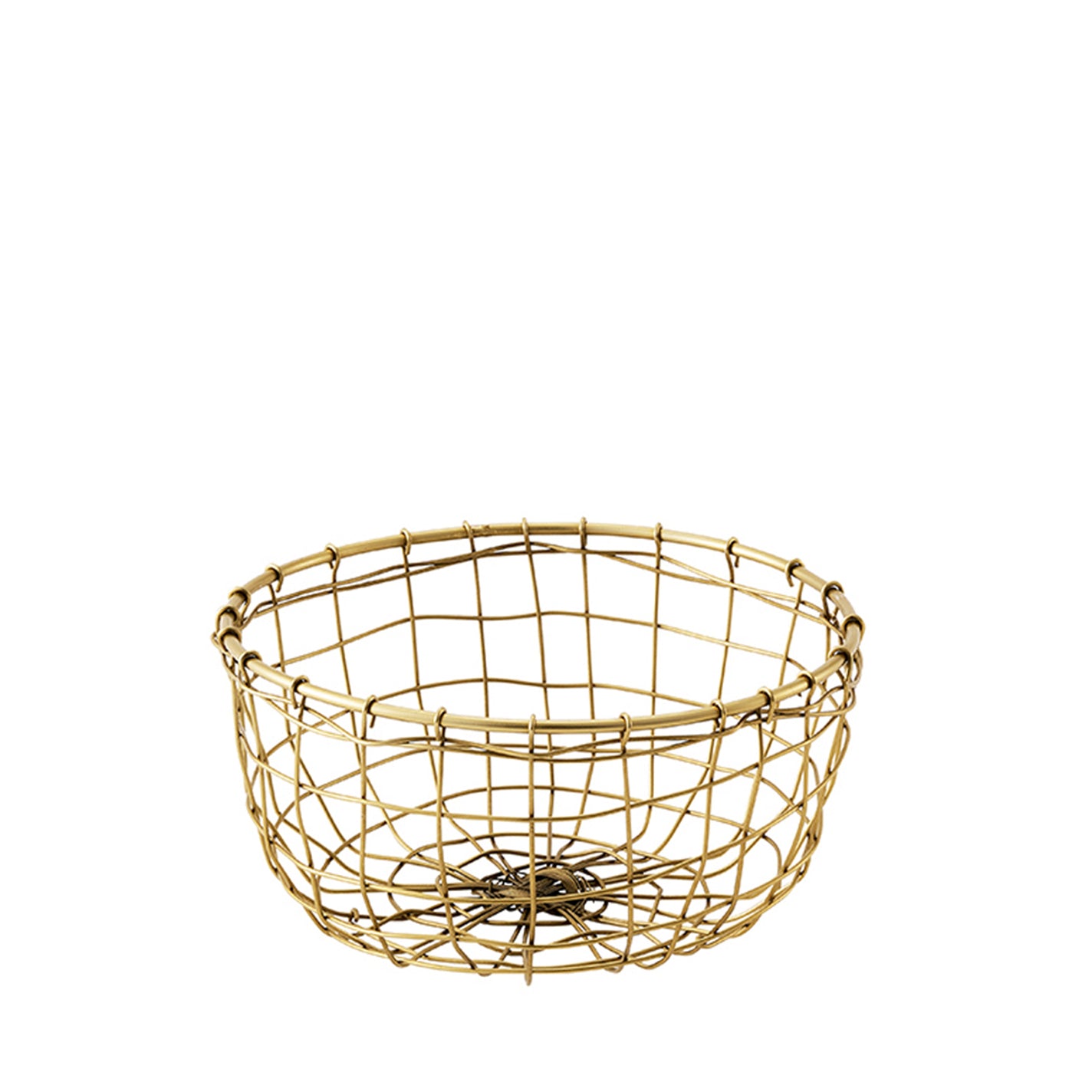 Fog Linen Work Gold Wire Fruit Basket (S)