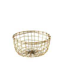 Fog Linen Work Gold Wire Fruit Basket (S)