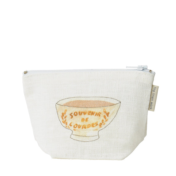 Fog Linen Work Isabelle Boinot Pouch: Sweet Time