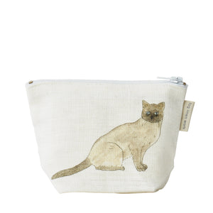 Fog Linen Work Isabelle Boinot Pouch: Two Cats