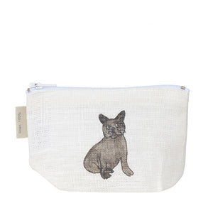 Fog Linen Work Isabelle Boinot Pouch: Two Dogs