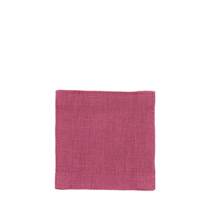 Fog Linen Work Linen Coaster: Camellia