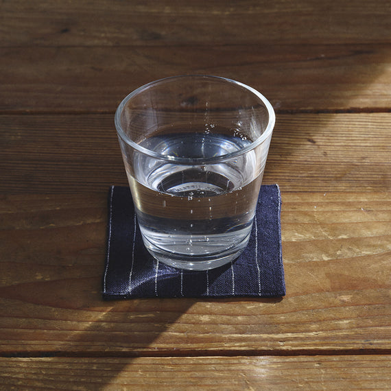 Fog Linen Work Linen Coaster: Harper