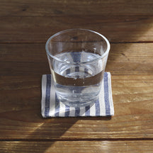 Fog Linen Work Linen Coaster: Jasper