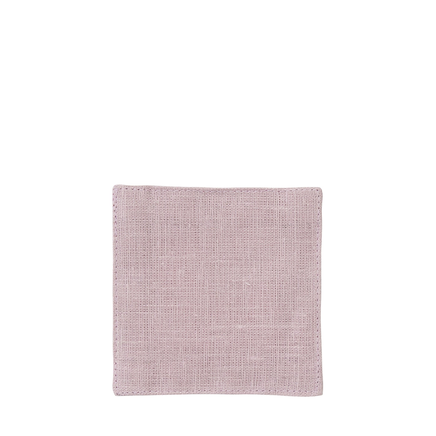 Fog Linen Work Linen Coaster: Rose Poudre