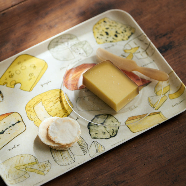 Fog Linen Work Linen Coated Tray (M): Isabelle Boinot Fromage