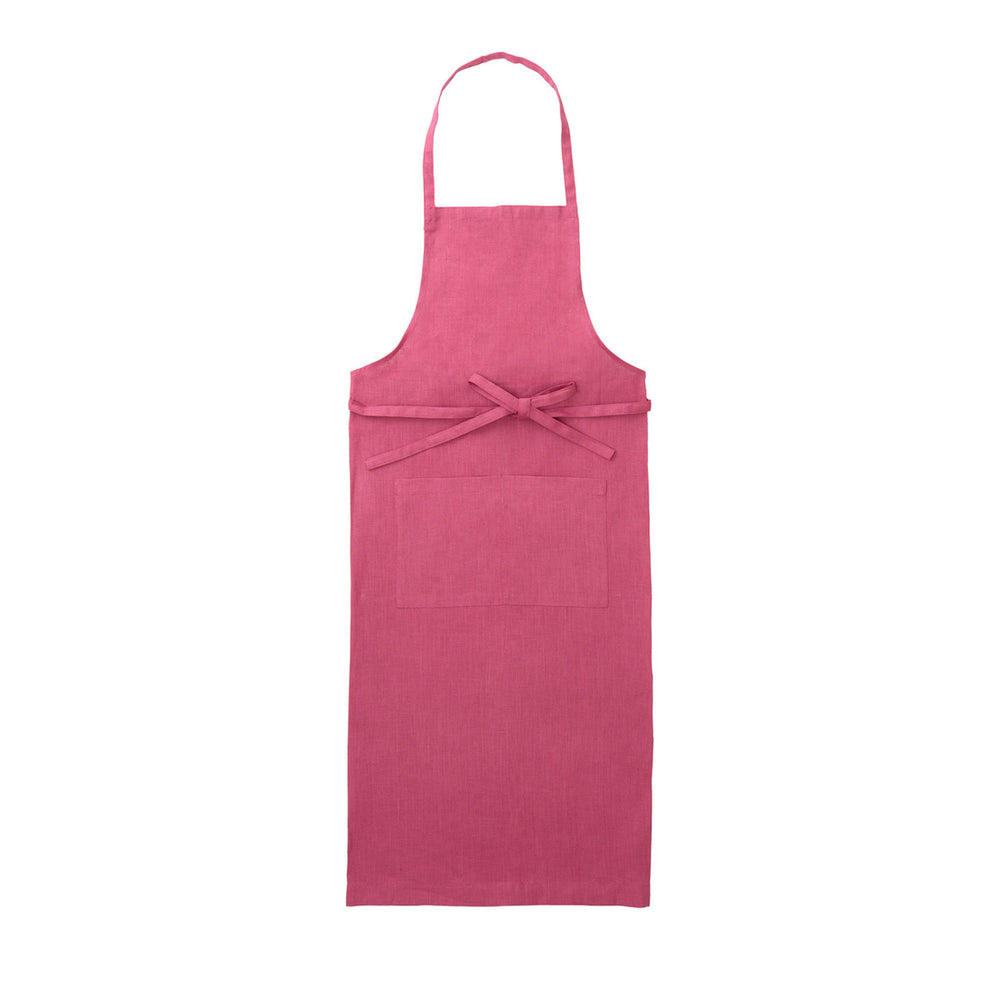 Fog Linen Work Linen Full Apron: Camellia