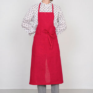 Fog Linen Work Linen Full Apron: Fromboise
