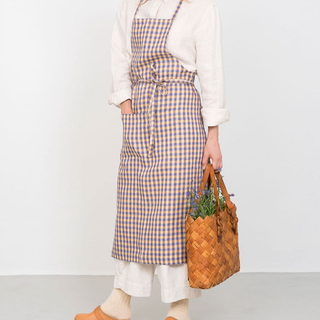 Fog Linen Work Linen Full Apron: Phil: Official Stockist