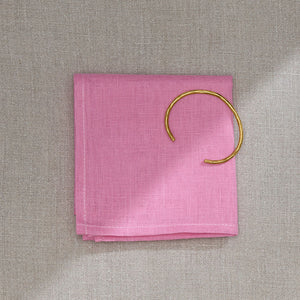Fog Linen Work Linen Handkerchief: Jacinthe