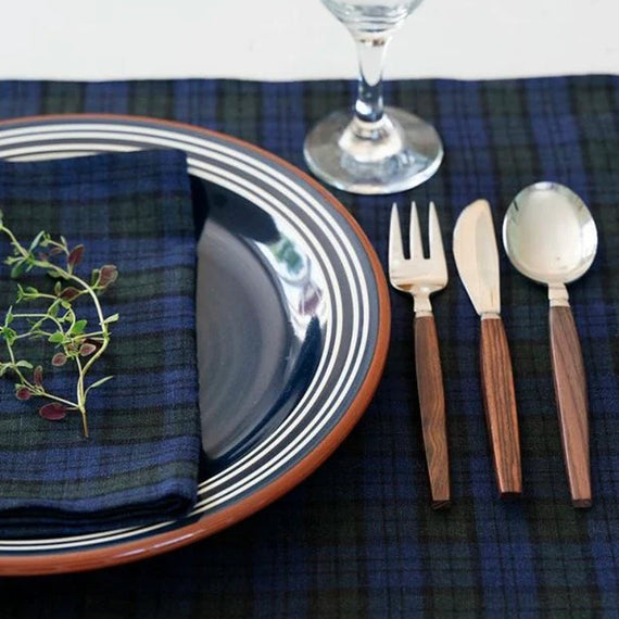 Fog Linen Work Linen Place Mat: Stanly