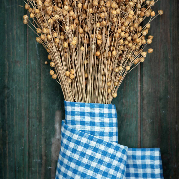 Fog Linen Work Linen Tea Towel: Paule