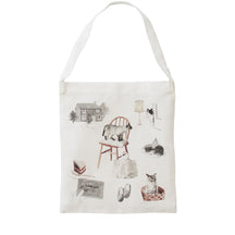 Fog Linen Work Misato Ogihara Bag: Living with Cat