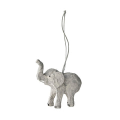 Fog Linen Work Papier Maché Ornament: Elephant